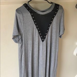 Grey shirt dress. Never worn